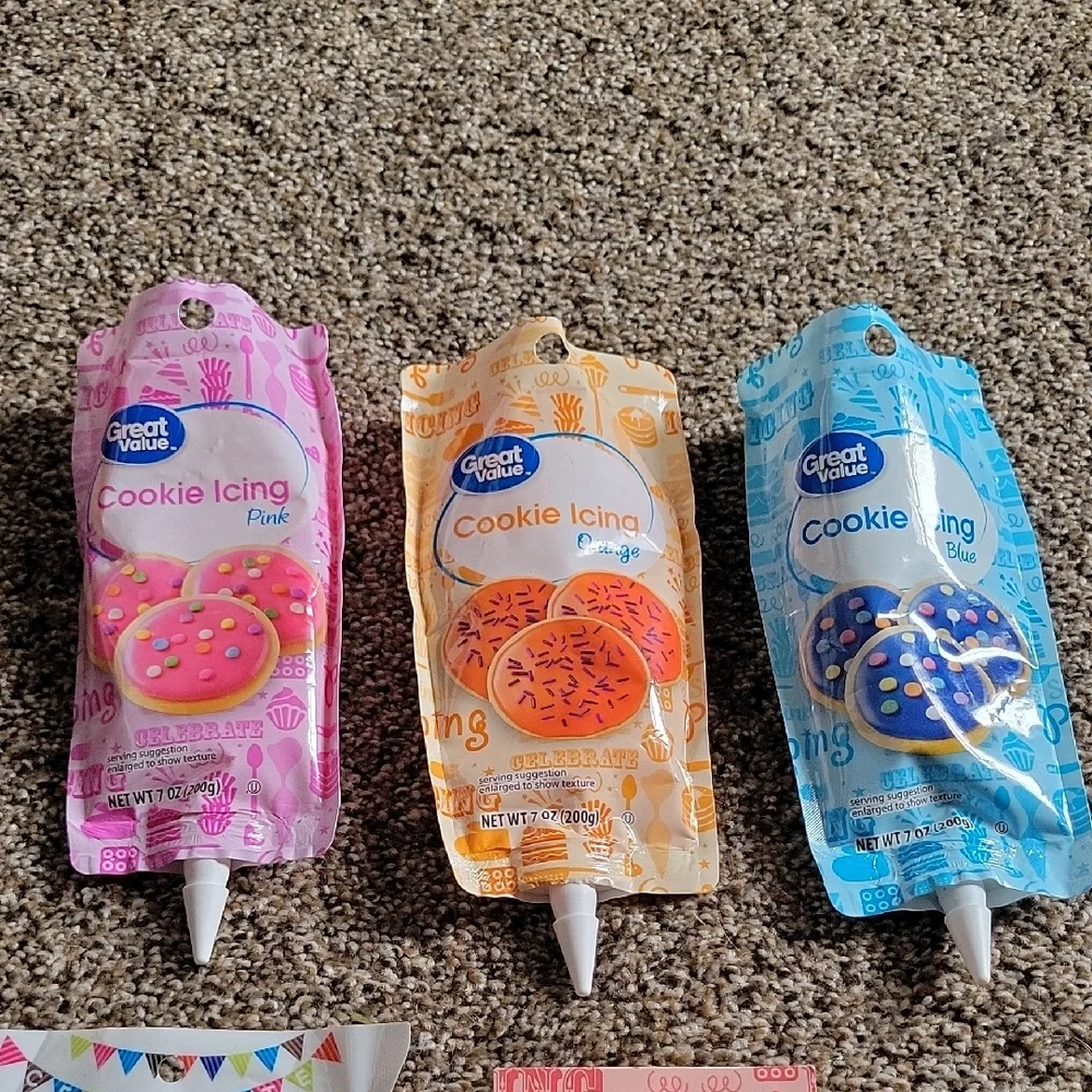 Cookie Icing and Gel Food Colors Set